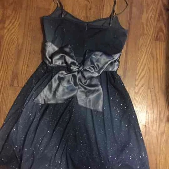 Ruby Rox Sparkly Gray Dress - Picture 3 of 4